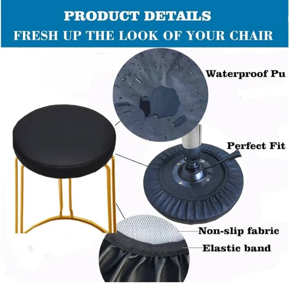 2 pack round stool covers. NWOT